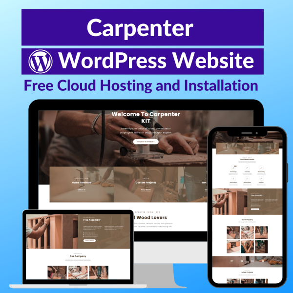 Carpenter Business Website Template